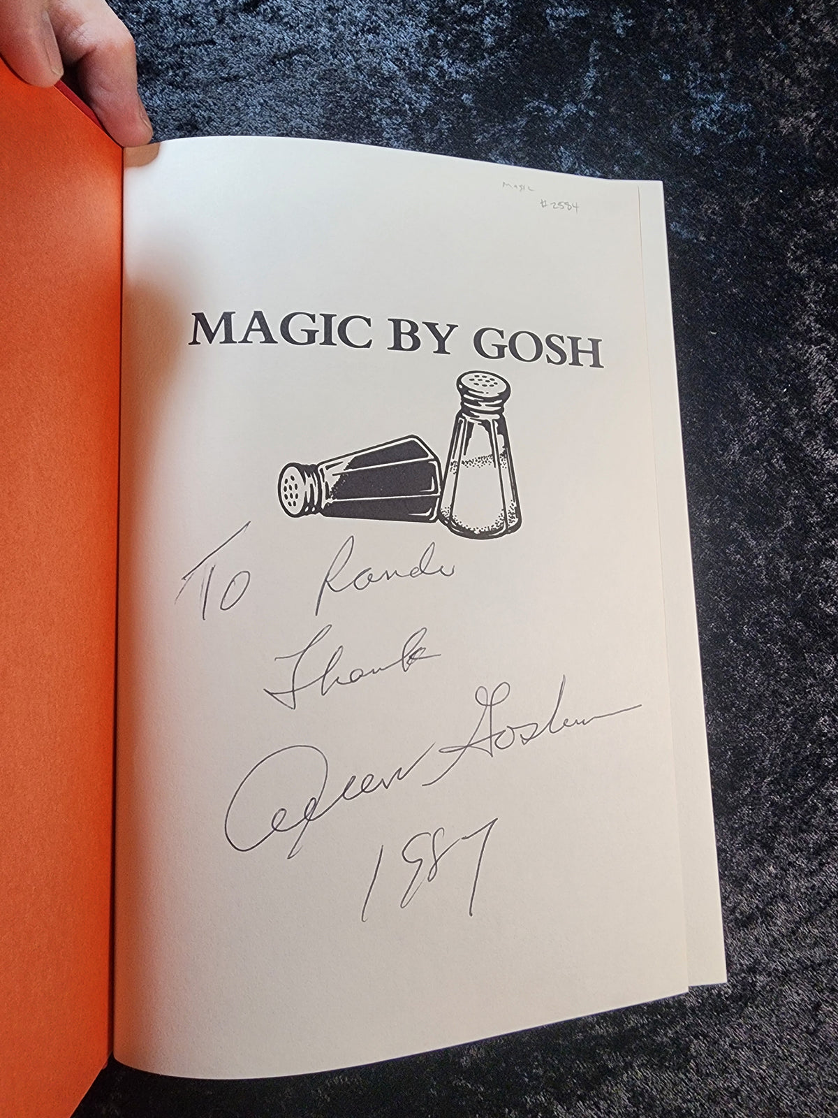 Magic by Gosh - Patrick Page & Albert Goshman (HC w/slipcase) - SIGNED