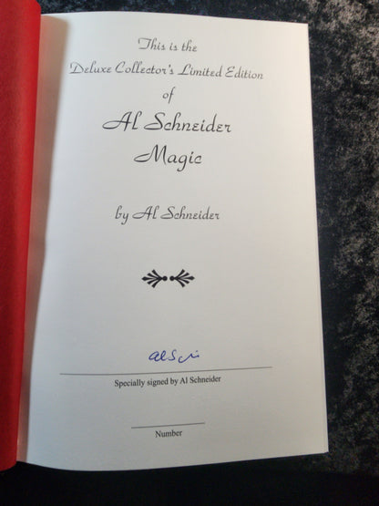Al Schneider Magic - Al Schneider - Deluxe Collector's Edition - SIGNED