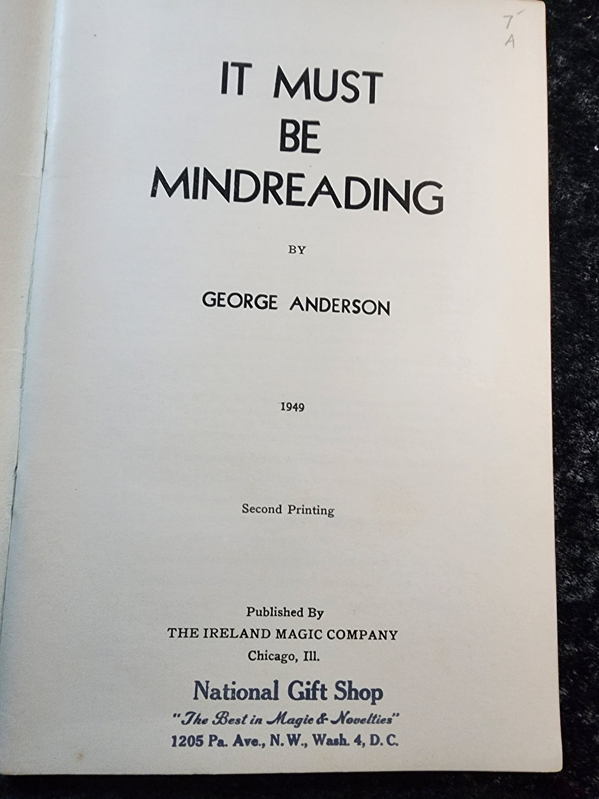 It Must Be Mindreading - George Anderson