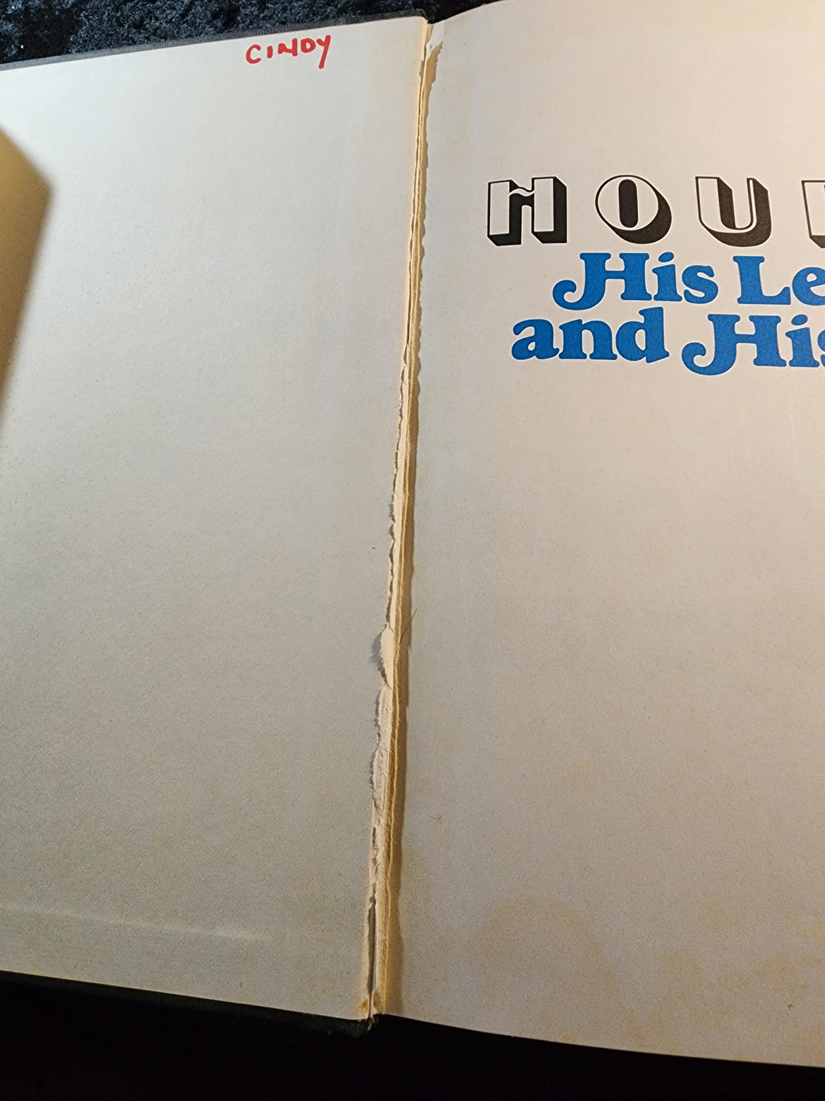 Houdini: His Legend and His Magic - Doug Henning (HC w/dj)