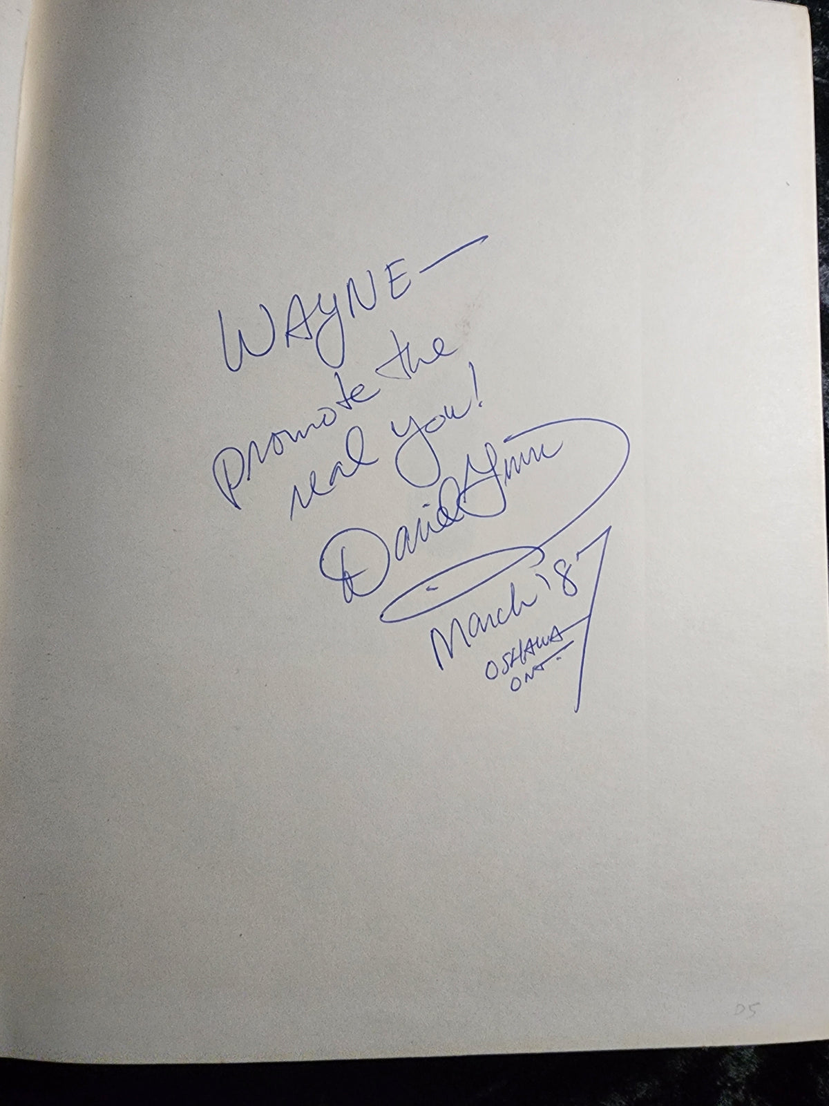 Promoting Me and You 2 - David Ginn - SIGNED (#718)