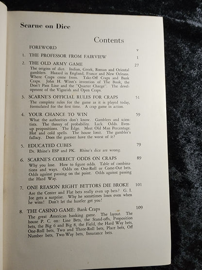 Scarne On Dice - John Scarne & Clayton Rawson