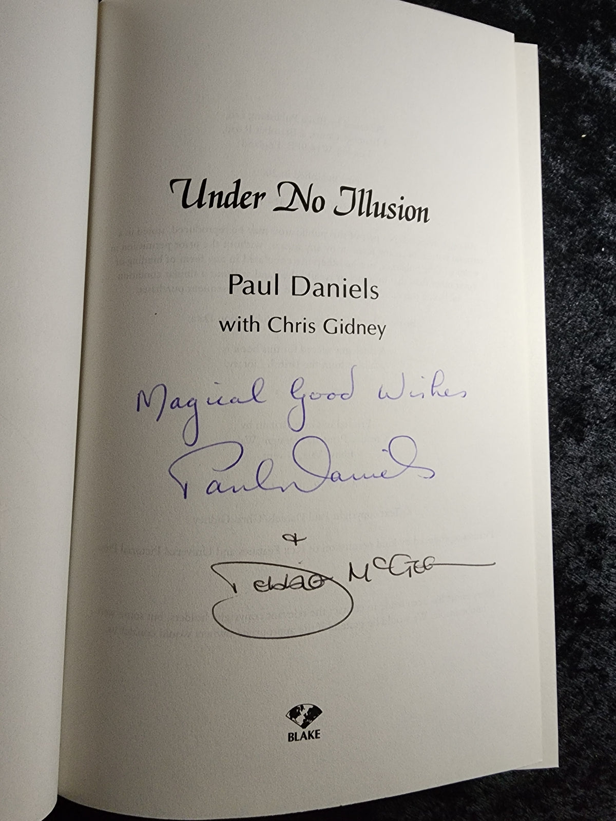 Paul Daniels: Under No Illusions - Paul Daniels - SIGNED