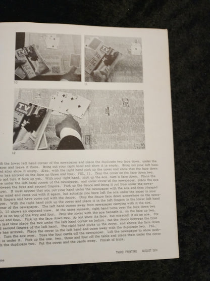 Four Cards Through A Newspaper - Albert Goshman