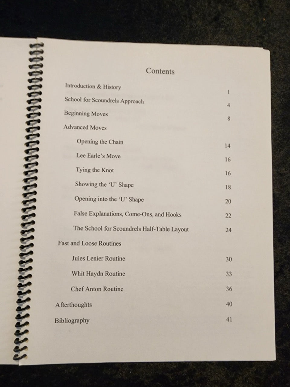 The School for Scoundrels: Notes on Fast and Loose - Whit Haydn