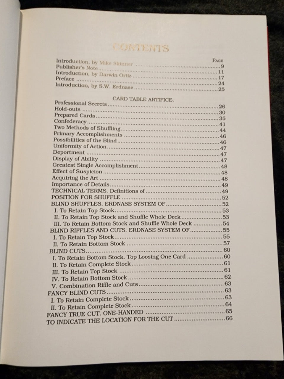 The Annotated Erdnase - Darwin Ortiz (LIKE NEW)