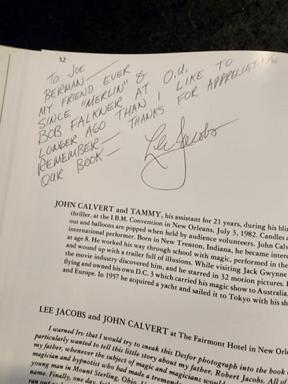 Great Magicians in Great Moments - Irving Desfor - SIGNED*