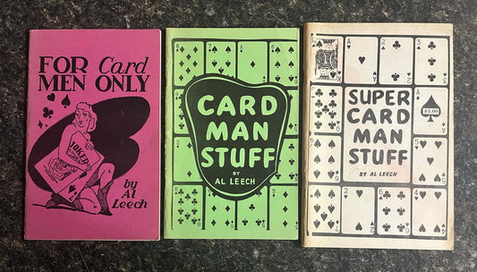 Three Al Leech Card Booklets