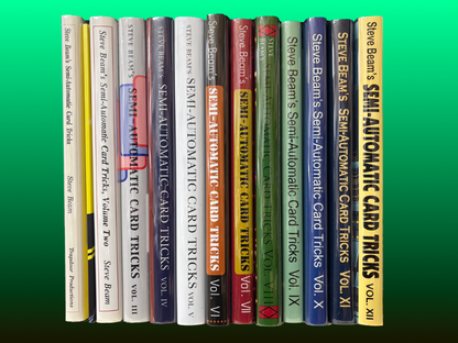 Semi-Automatic Card Tricks: Complete 12 Vol. Set w/ Index - Steve Beam