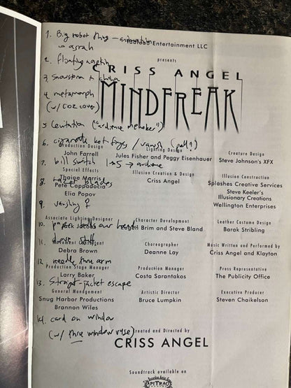 Criss Angel Mind Freak Program
