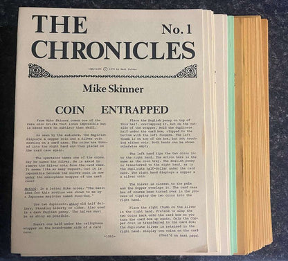 The Chronicles Magazine Complete File ( 36 Issues) - Karl Fulves (Set #2)