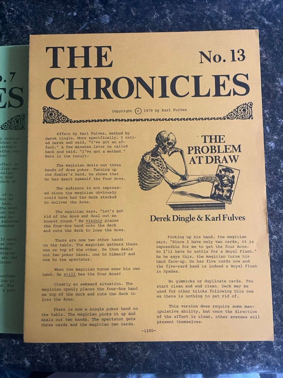 The Chronicles Magazine Complete File ( 36 Issues) - Karl Fulves (Set #2)