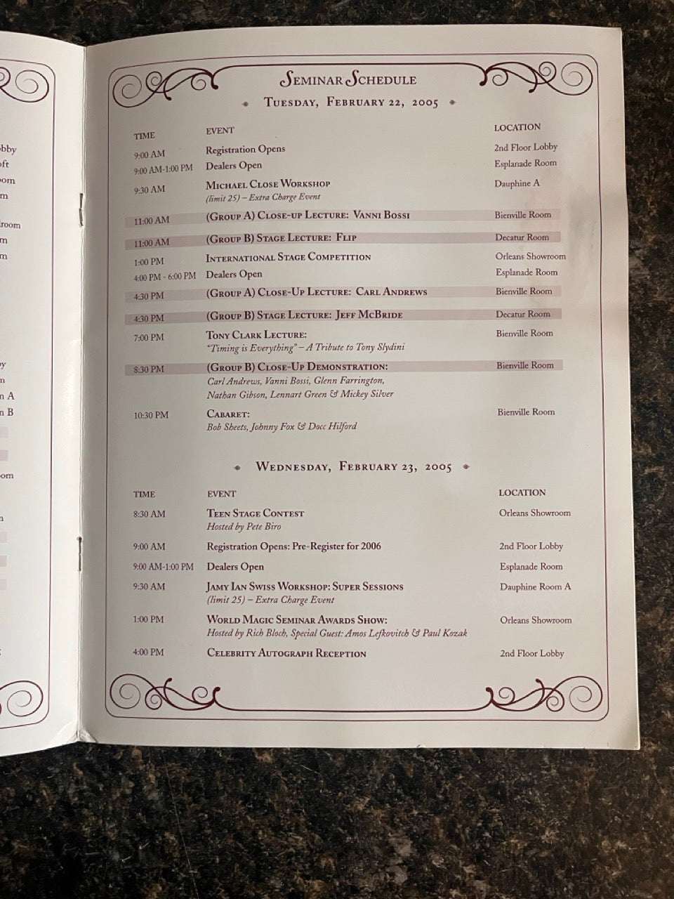3 Convention/Advertising Programs - Various