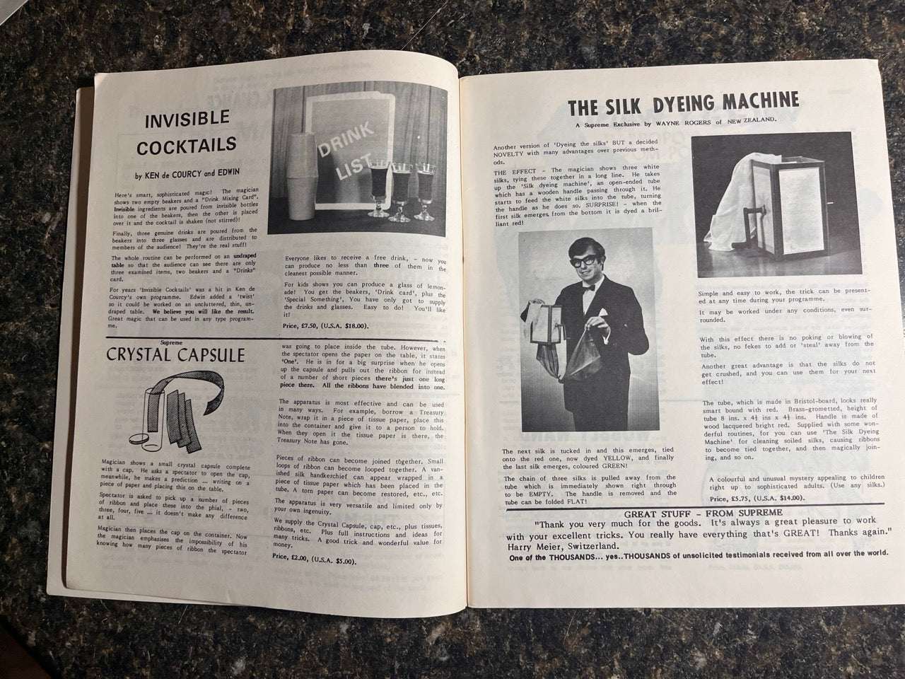 Supreme Magic Catalogue #31