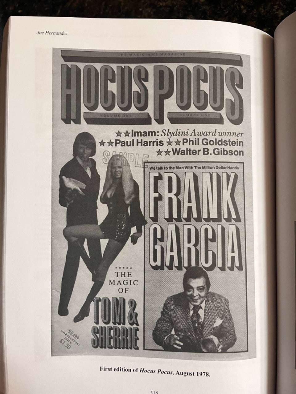 Frank Garcia: The Man with the Million Dollar Hands - Joe Hernandez