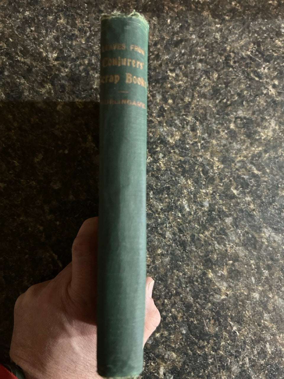 Leaves from Conjurers' Scrap Books - H.J. Burlingame (1891 ed, GREEN)