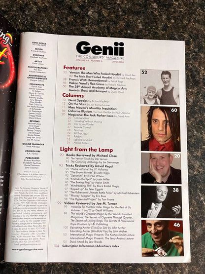Genii Magazine (Dai Vernon issue), June 2006