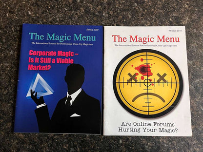 2 Issues of The Magic Menu - Jim Sisti