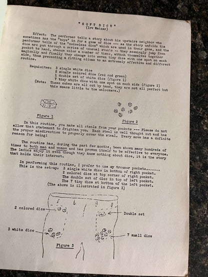 Irv Weiner's "Soft Dice"