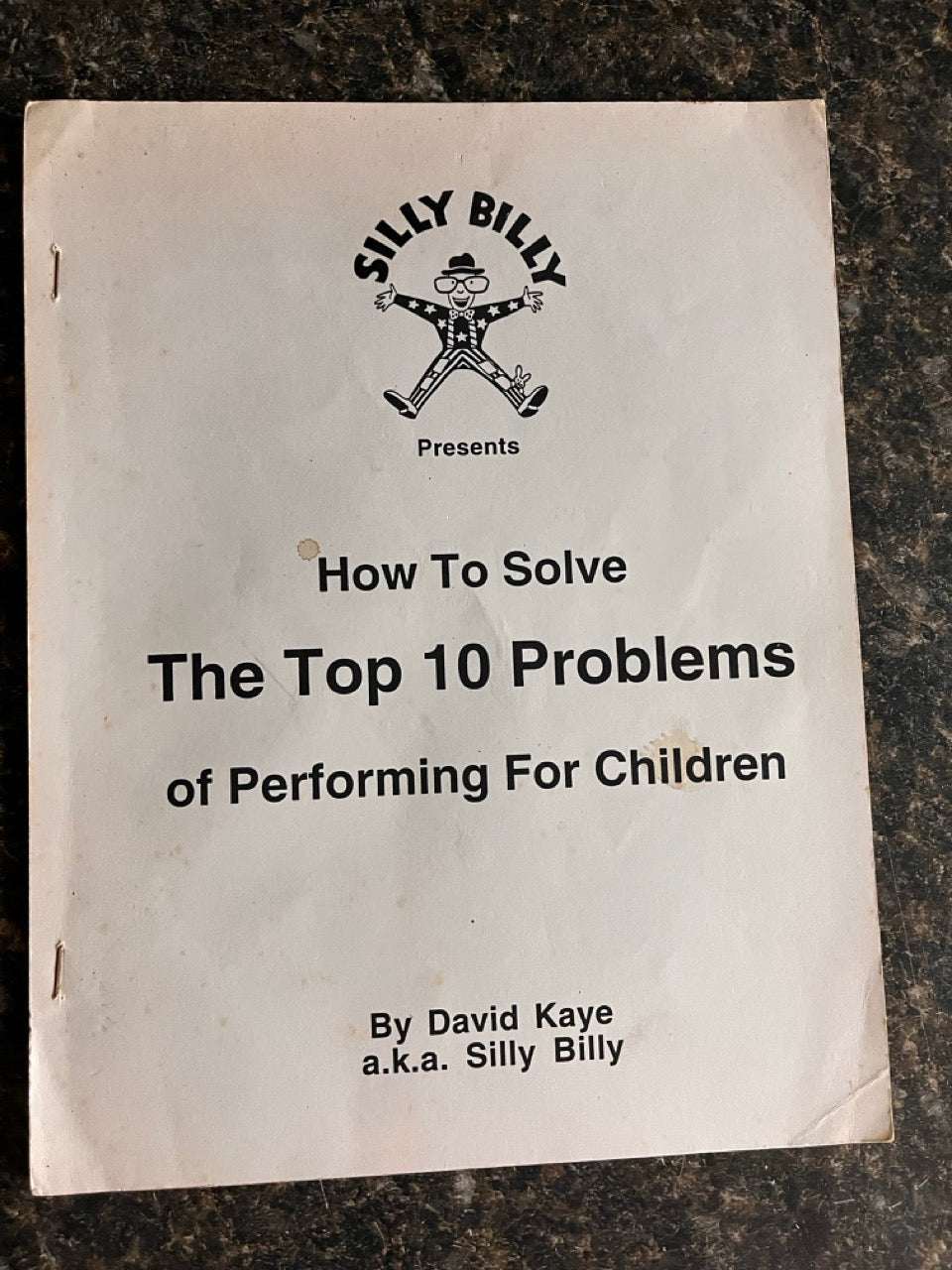 How To Solve The Top 10 Problems of Performing For Children - David Kaye (Silly Billy)