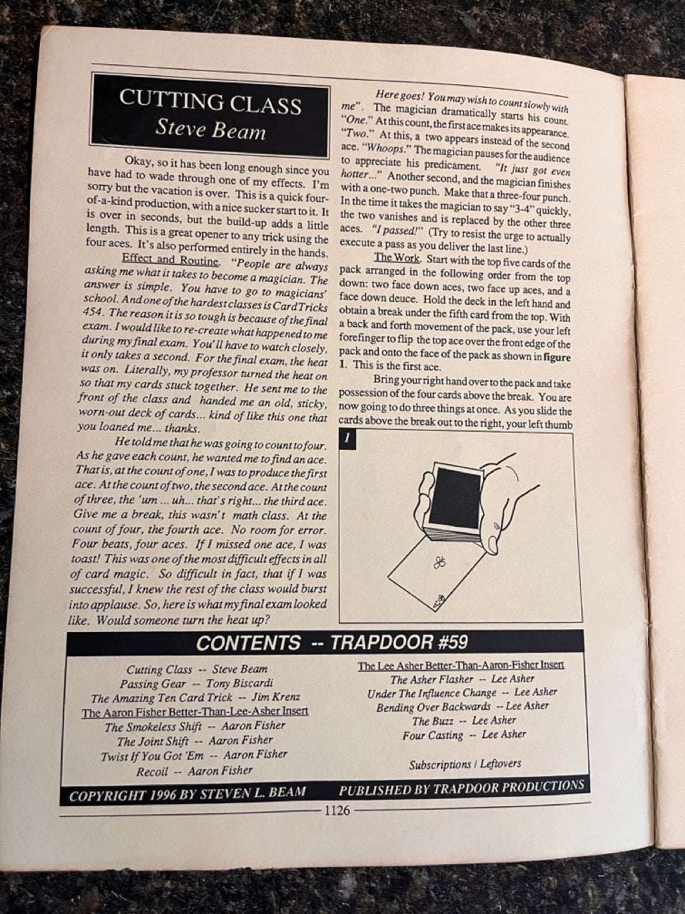 Steve Beam's The Trapdoor #59
