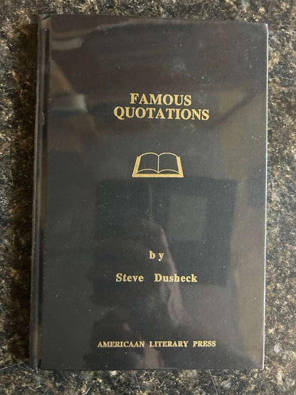Famous Quotations (book test) - Steve Dusheck (NEW)