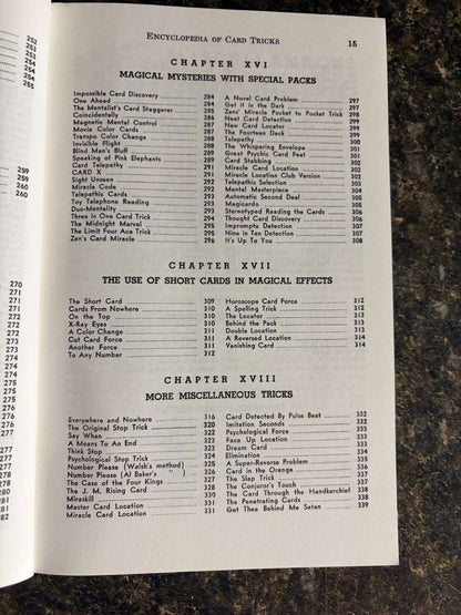 Encyclopedia of Card Tricks - Jean Hugard (LIKE NEW)