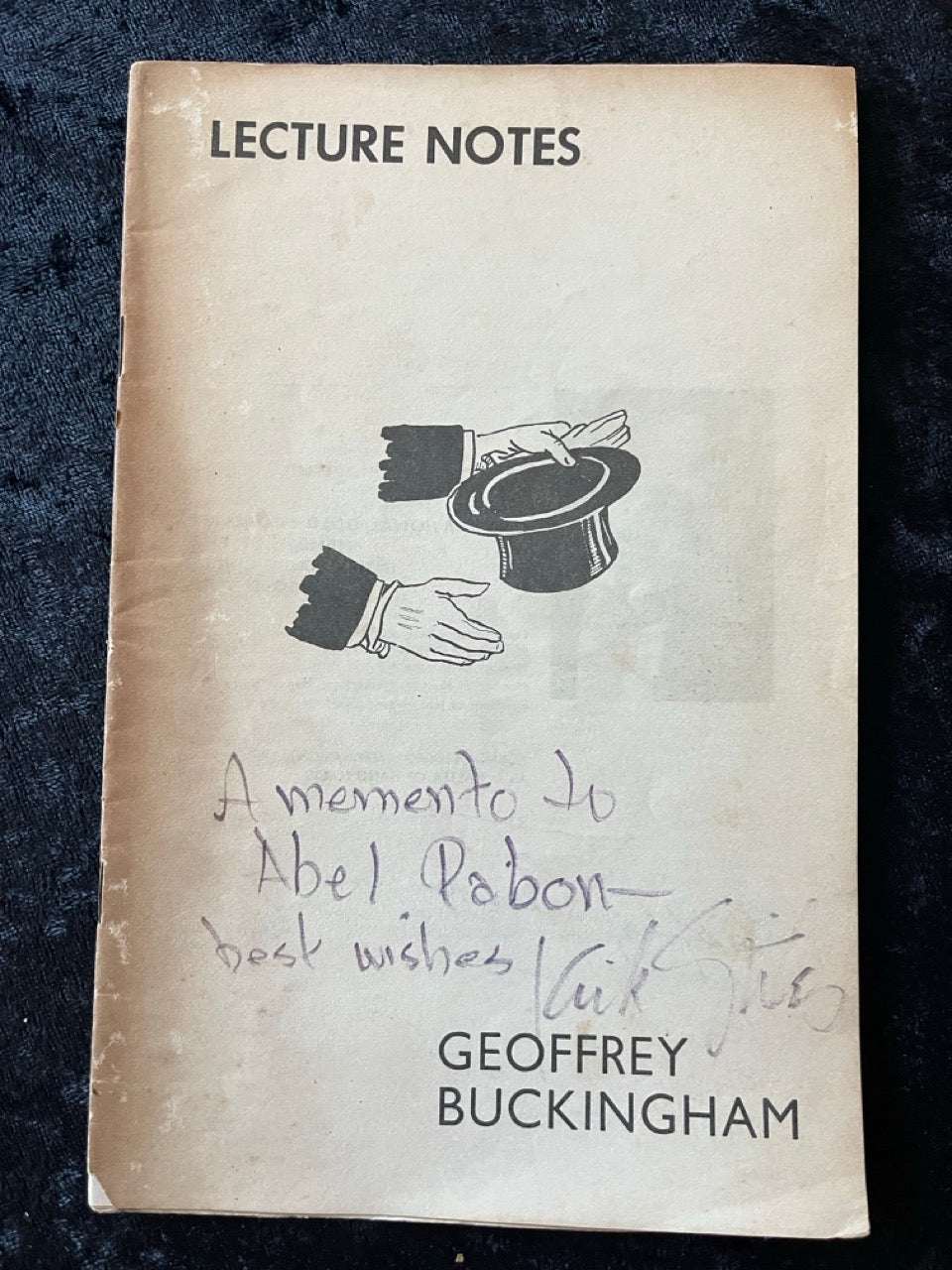 Lecture Notes - Geoffrey Buckingham