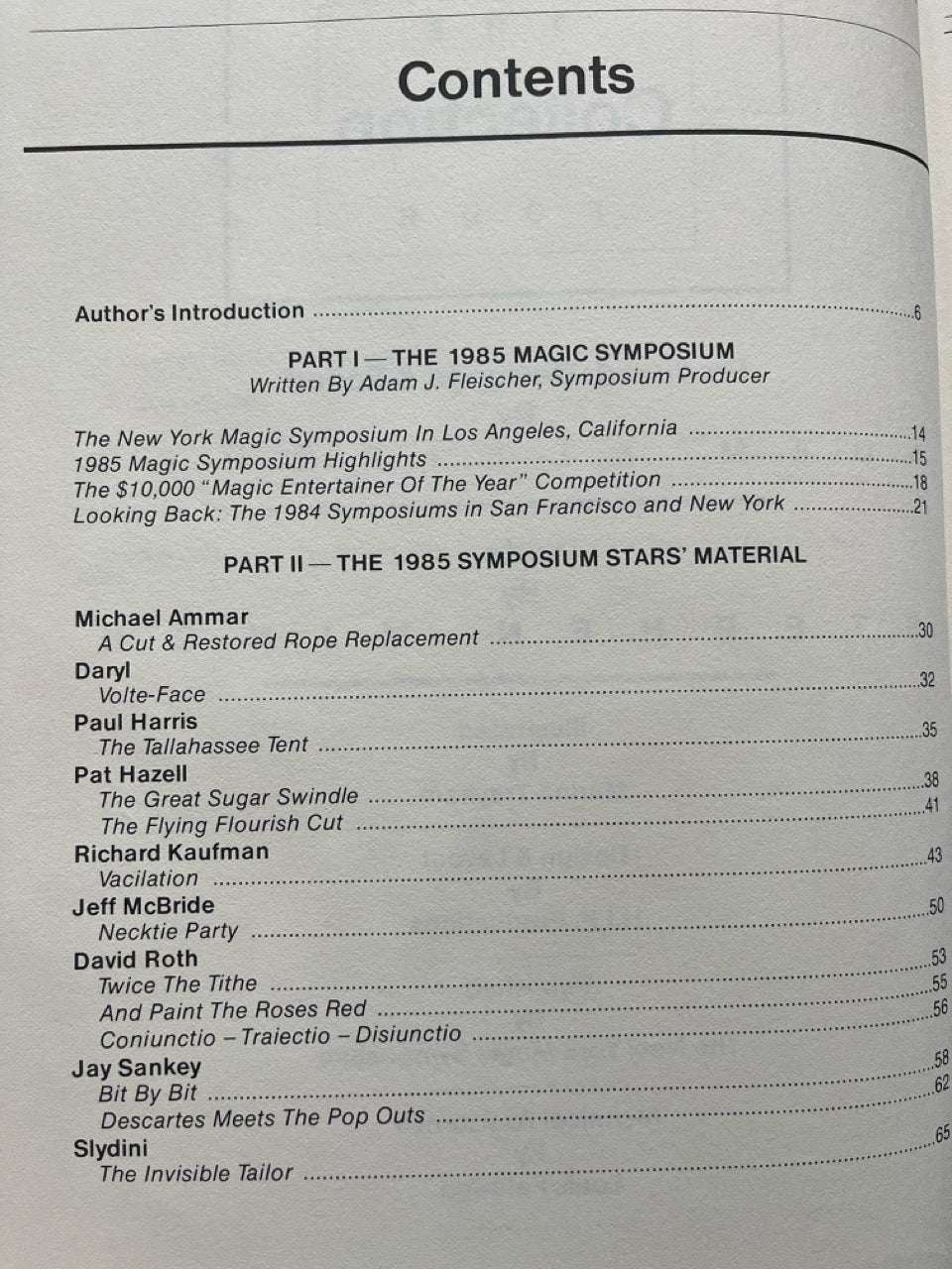 The New York Magic Symposium Collection 4 - Stephen Minch