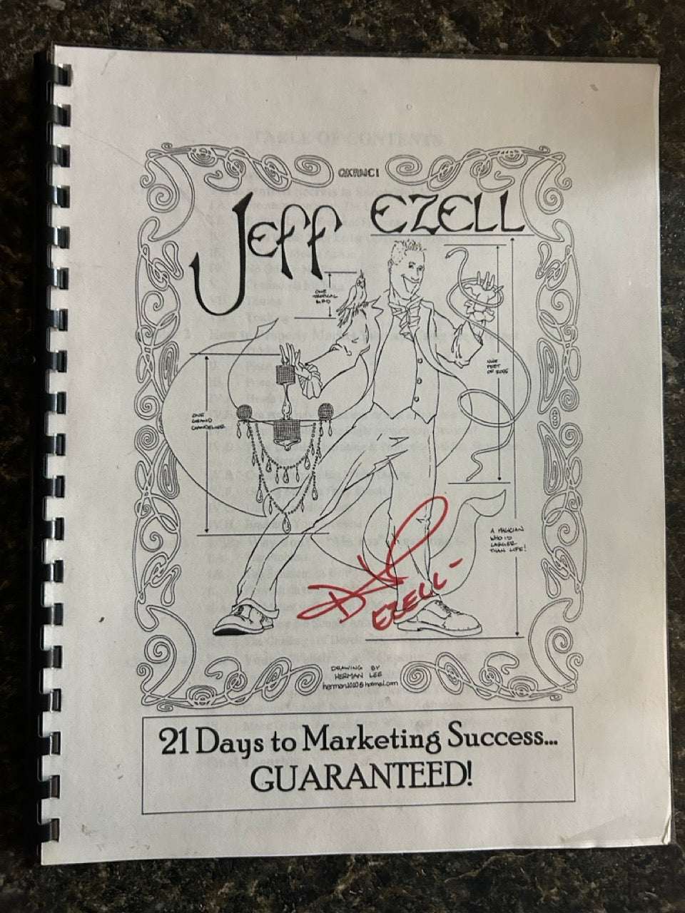 Jeff Ezell's 21 Days to Marketing Success...GUARANTEED! - SIGNED