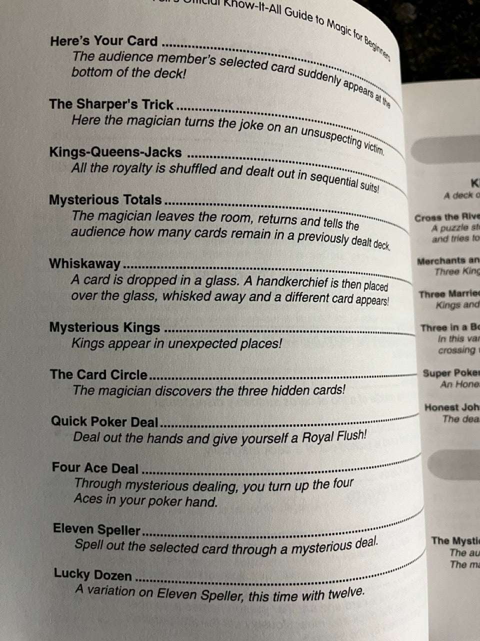 Fell's Official Know-It-All Guide to Magic for Beginners- Walter Gibson