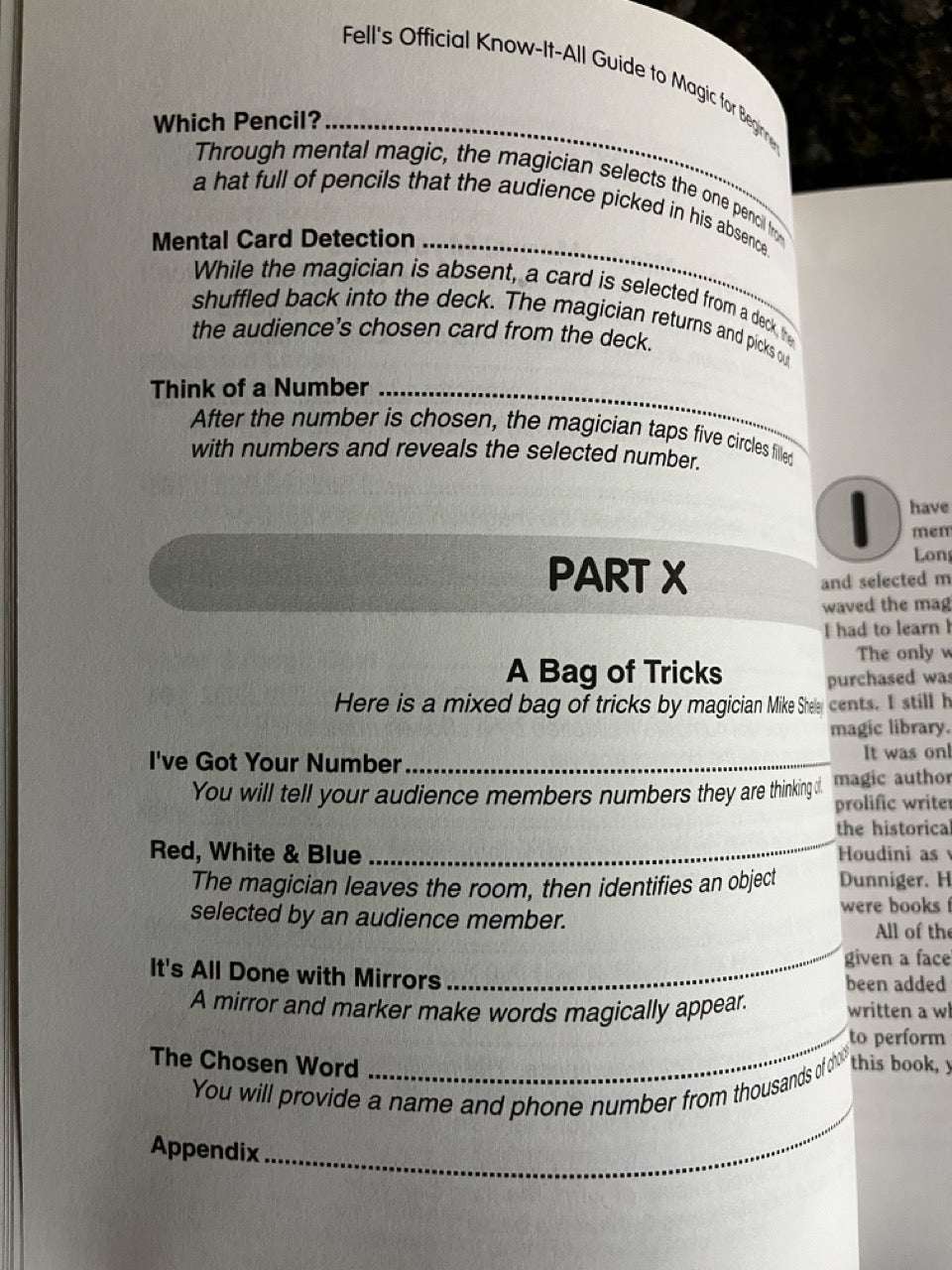 Fell's Official Know-It-All Guide to Magic for Beginners- Walter Gibson