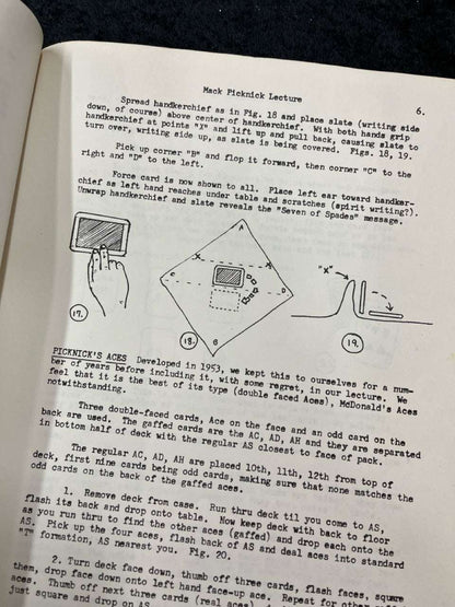 Mack Picknick Lecture Notes