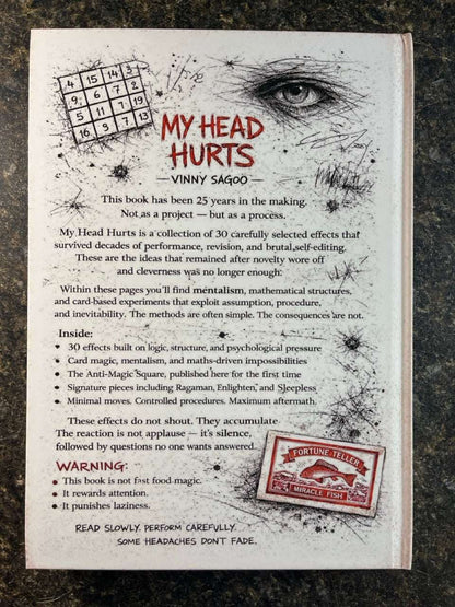 My Head Hurts - Vinny Sagoo (Import)