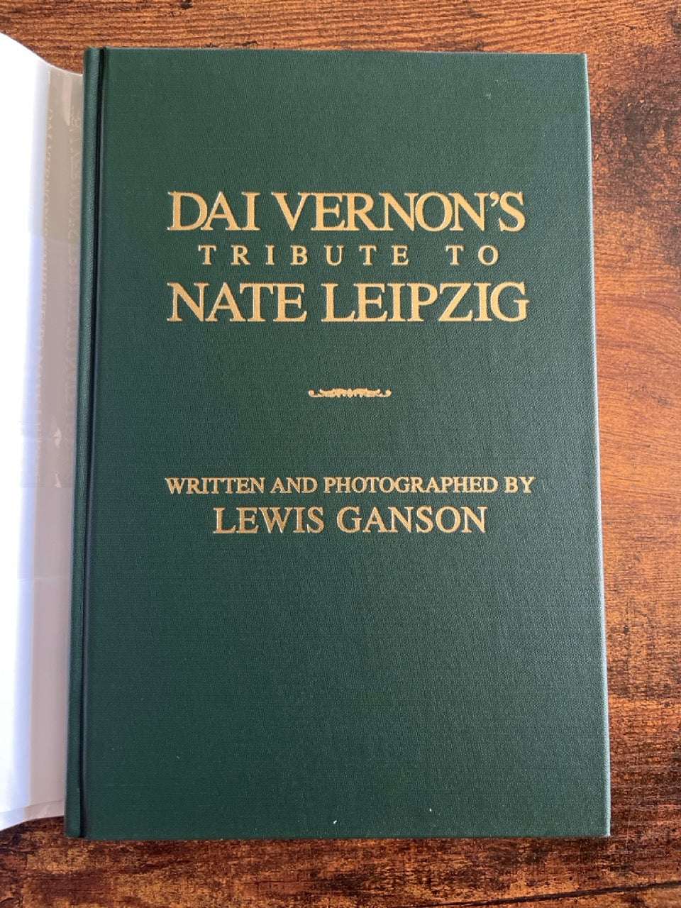 Dai Vernon's Tribute to Nate Leipzig - Lewis Ganson