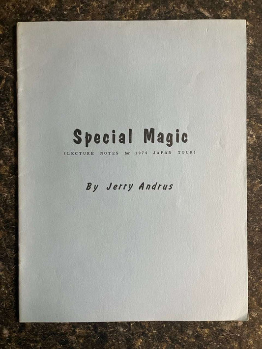 Special Magic - Jerry Andrus - SIGNED
