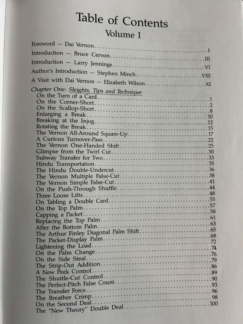 The Vernon Chronicles (Vols. 1-4) - Stephen Minch (USED Set)