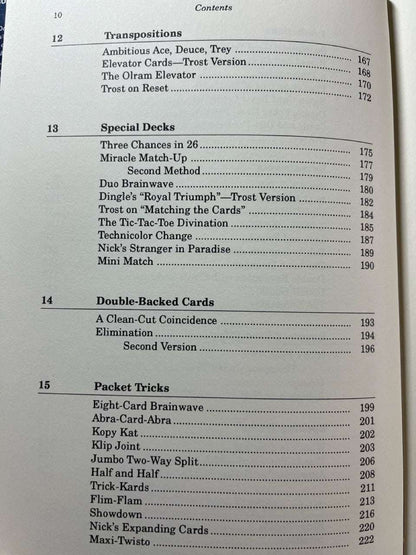 The Card Magic of Nick Trost - Nick Trost (L&L 1st ed.)) (NEW Copy)