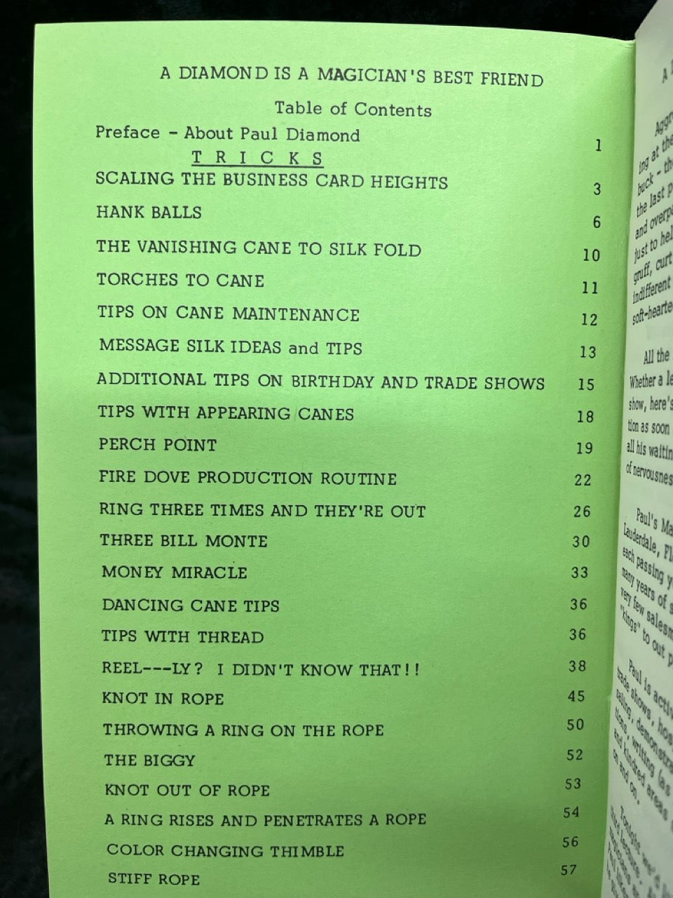 "Gentleman Jim" Heuser presents Another Lecture by Paul Diamond