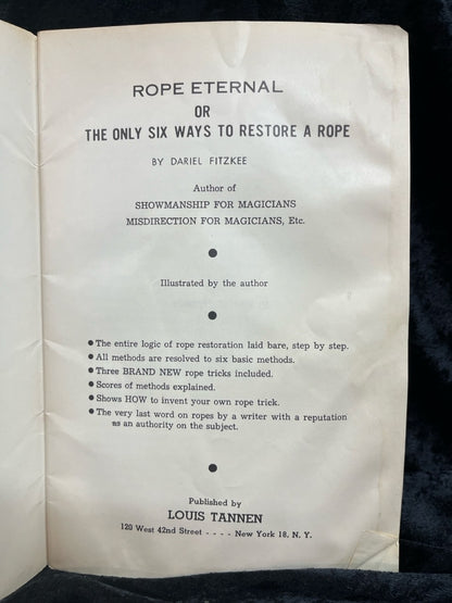 Rope Eternal - Dariel Fitzkee