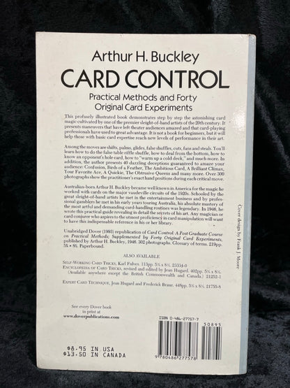 Card Control - Arthur H. Buckley (USED Copy)