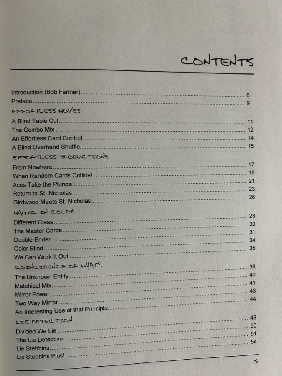 Effortless Card Magic - Peter Duffie