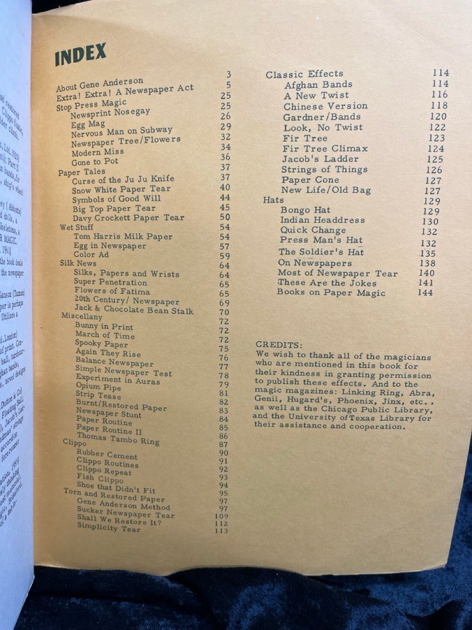 Newspaper Magic - Gene Anderson & Frances Marshall