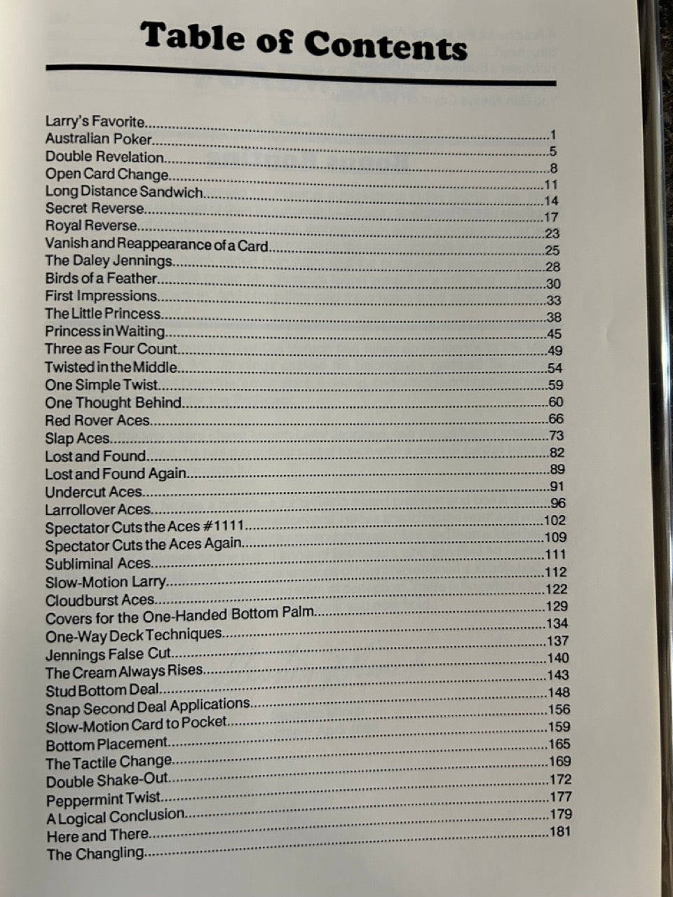 Larry Jennings The Cardwright - Mike Maxwell