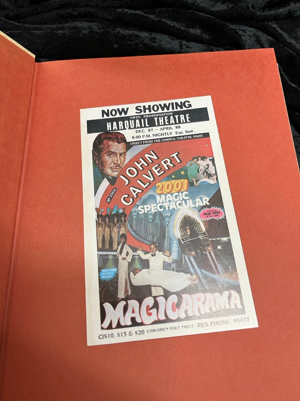 John Calvert, Magic & Adventures Around the World - William V Rauscher (SIGNED & NUMBERED)