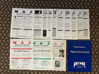 The Magical Arts Journal - Michael Ammar & Adam J. Fleischer (14 issues)