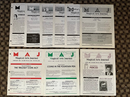 The Magical Arts Journal - Michael Ammar & Adam J. Fleischer (9 random issues)