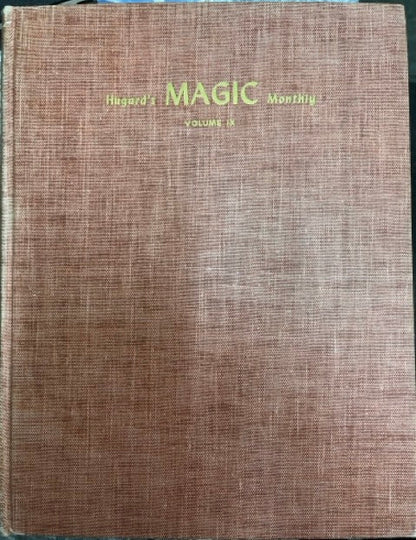 Hugard's Magic Monthly - Volumes 1-9 - Jean Hugard