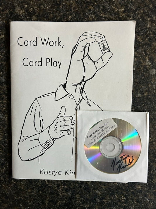 Card Work, Card Play - Kostya Kimlat (Booklet & CD-Rom (SIGNED))