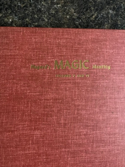 Hugard's Magic Monthly - Volumes 5-8 - Jean Hugard